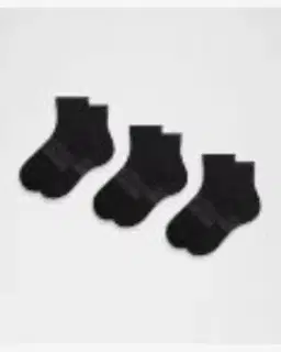 Lululemon Calcetines Unisexos Power Stride Trio Hombre – 3/4
