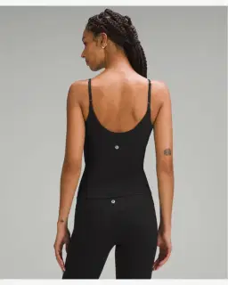 Lululemon Top Align Largo Talle Soporte Ligero, Copas C/D Mujer – 3/5