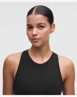 Lululemon Top Técnico Acanalado Con Cuello Alto Mujer – 4/5