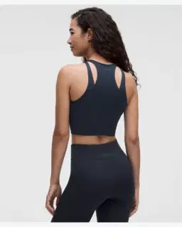 Lululemon Top Corto Con Cortes De Malla Colección Slnsh Mujer – 2/5