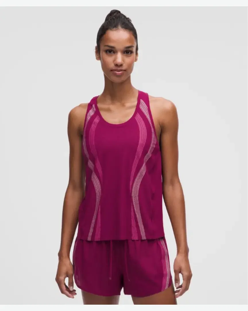 Lululemon Camiseta Sin Mangas Para Correr Fast And Free Aérea W