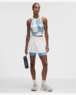 Lululemon Camiseta de Tenis de Cuello Alto Espalda Nadadora Acabados Mujer – 3/5
