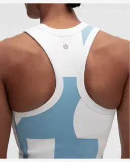Lululemon Camiseta de Tenis de Cuello Alto Espalda Nadadora Acabados Mujer – 5/5