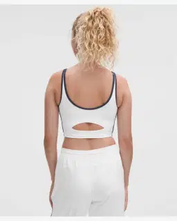 Lululemon Camiseta de Tenis con Corte en Escote Amplio Soporte Medio, Copas B/C Mujer – 3/5