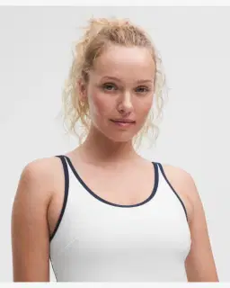 Lululemon Camiseta de Tenis con Corte en Escote Amplio Soporte Medio, Copas B/C Mujer – 4/5