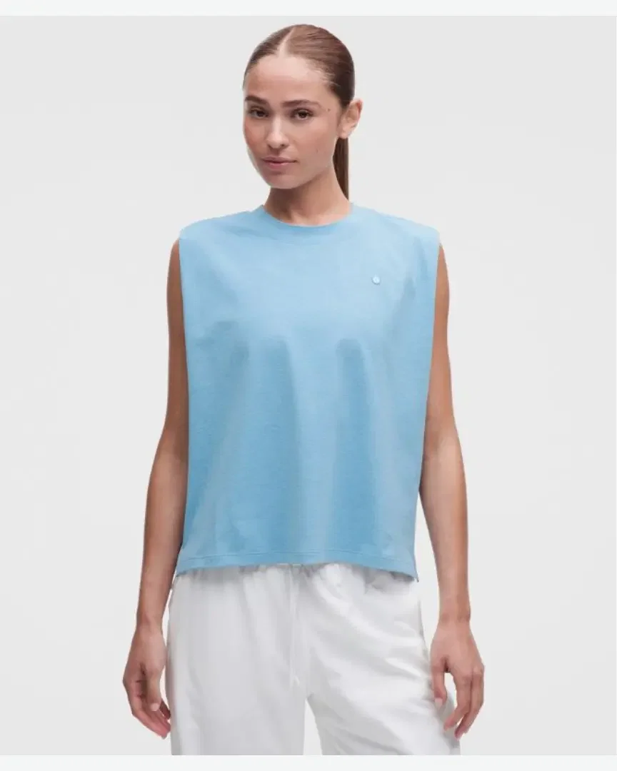 Lululemon Camiseta Sin Mangas Casual Con Acabados Mujer