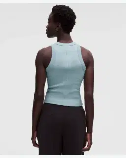 Lululemon Camiseta Sin Mangas de Algodón Grueso Acanalado Mujer – 2/5