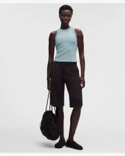 Lululemon Camiseta Sin Mangas de Algodón Grueso Acanalado Mujer – 3/5
