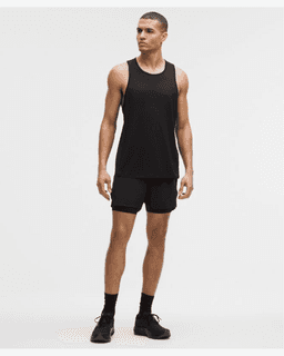Lululemon Camiseta sin mangas Fast And Free Bandas Perforadas Hombre – 2/6