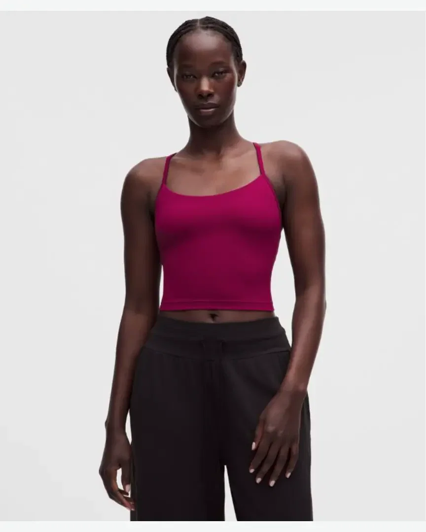 Lululemon Top Flow Y Corto Soporte Ligero, Copas B/C Mujer
