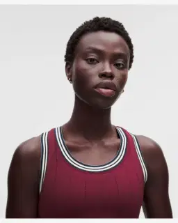 Lululemon Camiseta Sin Costuras Con Bordes Contrastantes Mujer – 4/5