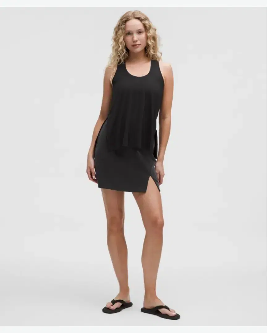 Lululemon Top Silkappeal Con Aberturas Laterales W - LW1FESS_0001 (1) au meilleur prix !
