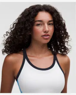 Lululemon Camiseta sin mangas Swiftly Tech 2 Con escote amplio Espalda nadadora Largo a la cintura Colourblock Mujer – 4/5