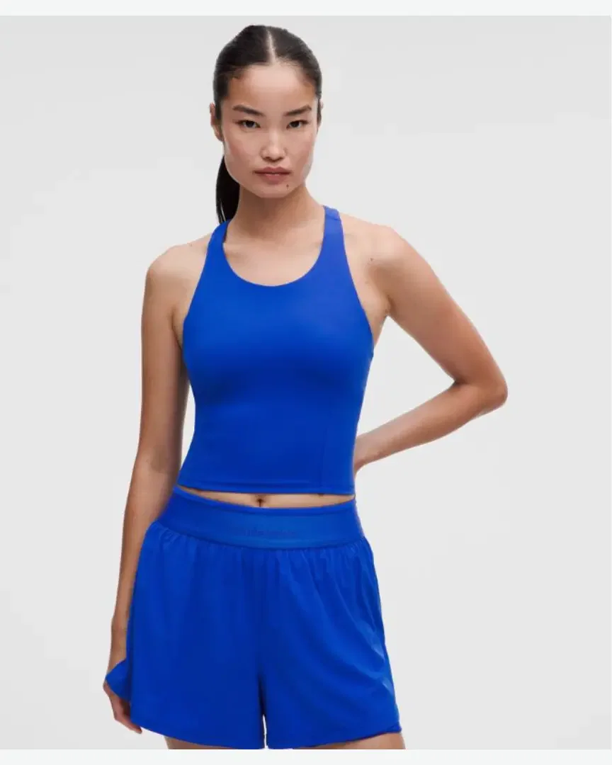Lululemon Top Wunder Train Espalda Nadadora Soporte Medio, Copas B/C Mujer
