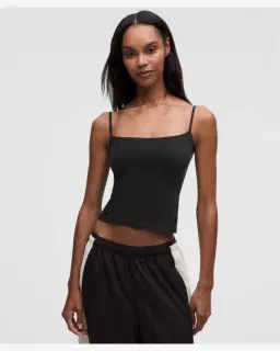 Lululemon Top Wundermost De Tirantes Finos Ajustables En Ultra-Soft Nulu Mujer – 1/5