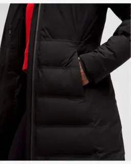 Lululemon Abrigo Largo Sleet Street De Plumas 600 Cuin Stretchseal Mujer – 4/5