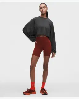 Lululemon Easyset Camisa de Manga Larga Recortada de Ajuste Relajado Mujer – 2/5