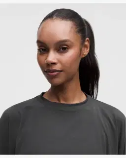 Lululemon Easyset Camisa de Manga Larga Recortada de Ajuste Relajado Mujer – 4/5
