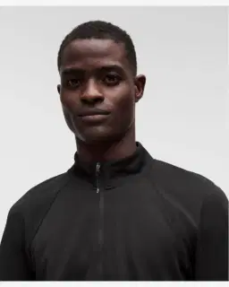 Lululemon Fast And Free Grid-Texture Half Zip Hombre – 4/5