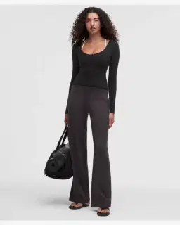 Lululemon Top De Manga Larga Con Escote Amplio Wundermost En Ultra-Soft Nulu Mujer – 2/5