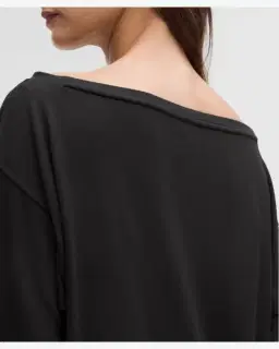 Lululemon Haut Becalm Oversize De Manga Larga Cuello Barco Mujer – 5/5