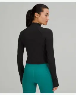 Lululemon Camiseta de Correr It's Rulu Demi-Zip Corto Mujer – 3/5