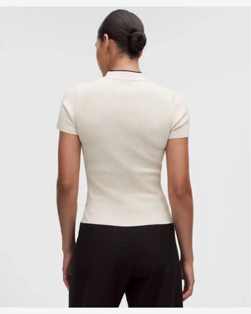 Lululemon Polo de Golf de Punto con Cuello Alto y Mangas Cortas W - LW3KPJS_069395 (2) au meilleur prix !