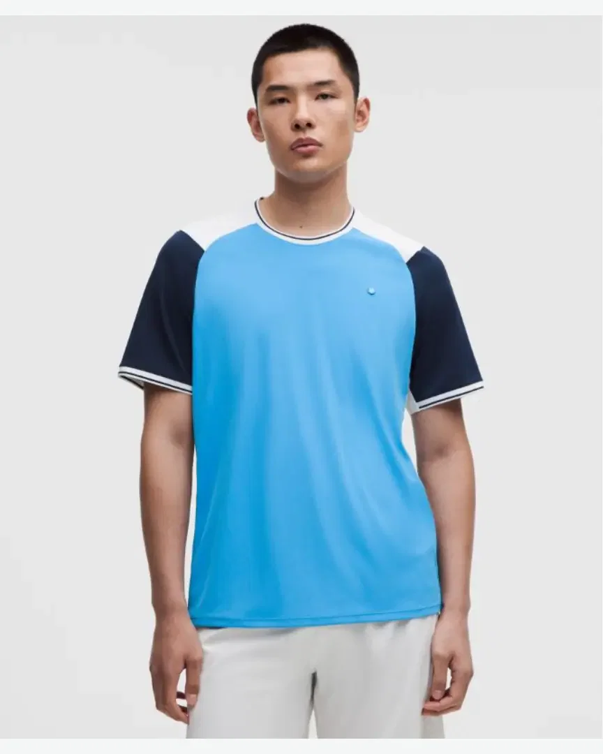 Lululemon Camiseta de Tenis de Malla Texturizada con Protección UV Hombre