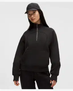 Lululemon Sudadera de Media Cremallera Corte Casual de Felpa Colección Slnsh Mujer – 1/5