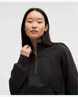 Lululemon Sudadera de Media Cremallera Corte Casual de Felpa Colección Slnsh Mujer – 4/5
