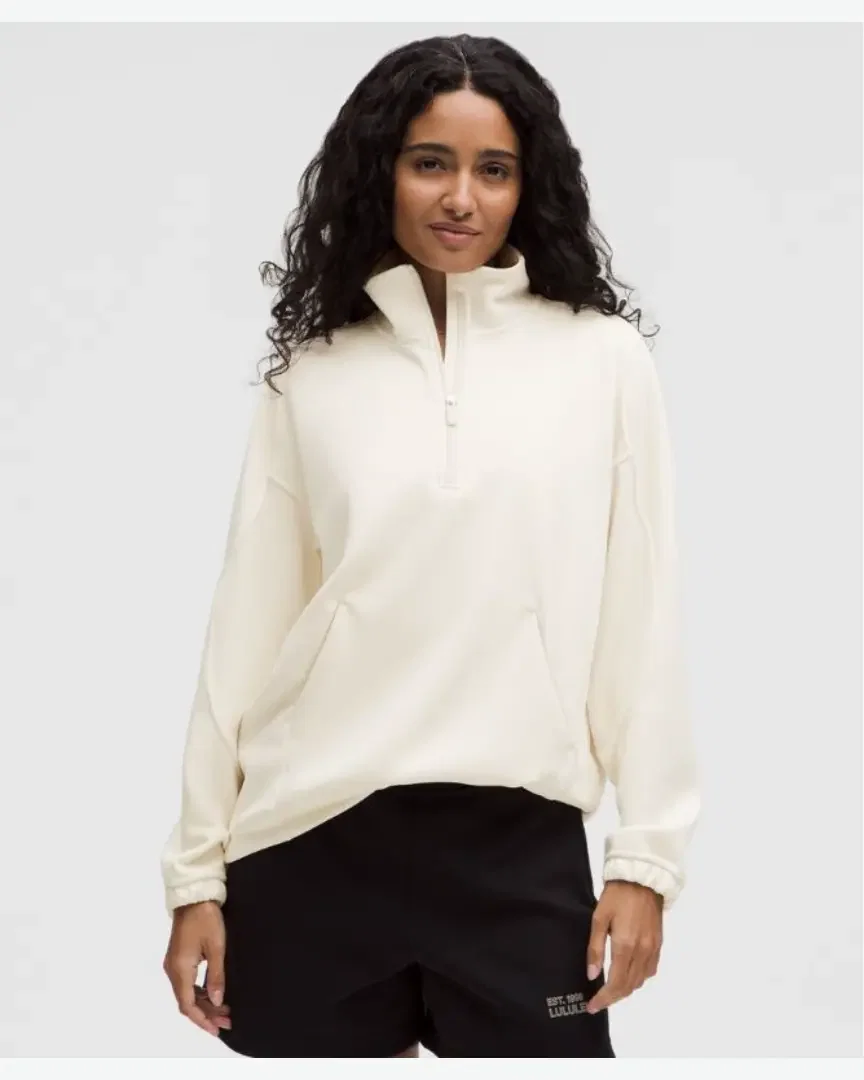 Lululemon Top de Media Cremallera Largo W
