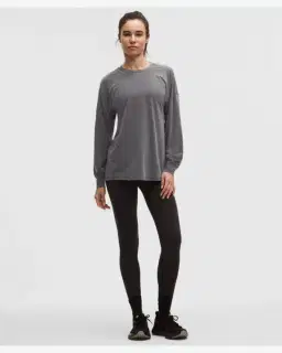 Lululemon Top Easyset Casual de Manga Larga Wash Mujer – 2/5
