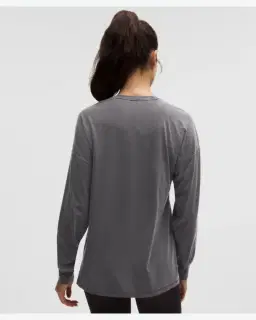 Lululemon Top Easyset Casual de Manga Larga Wash Mujer – 3/5