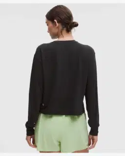 Lululemon Camiseta de Entrenamiento de Manga Larga en Jersey Wordmark Mujer – 3/5
