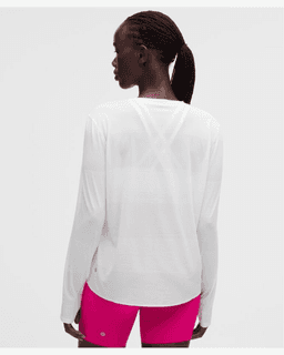 Lululemon Top Fast And Free De Manga Larga Con Bandas Perforadas Mujer – 3/6