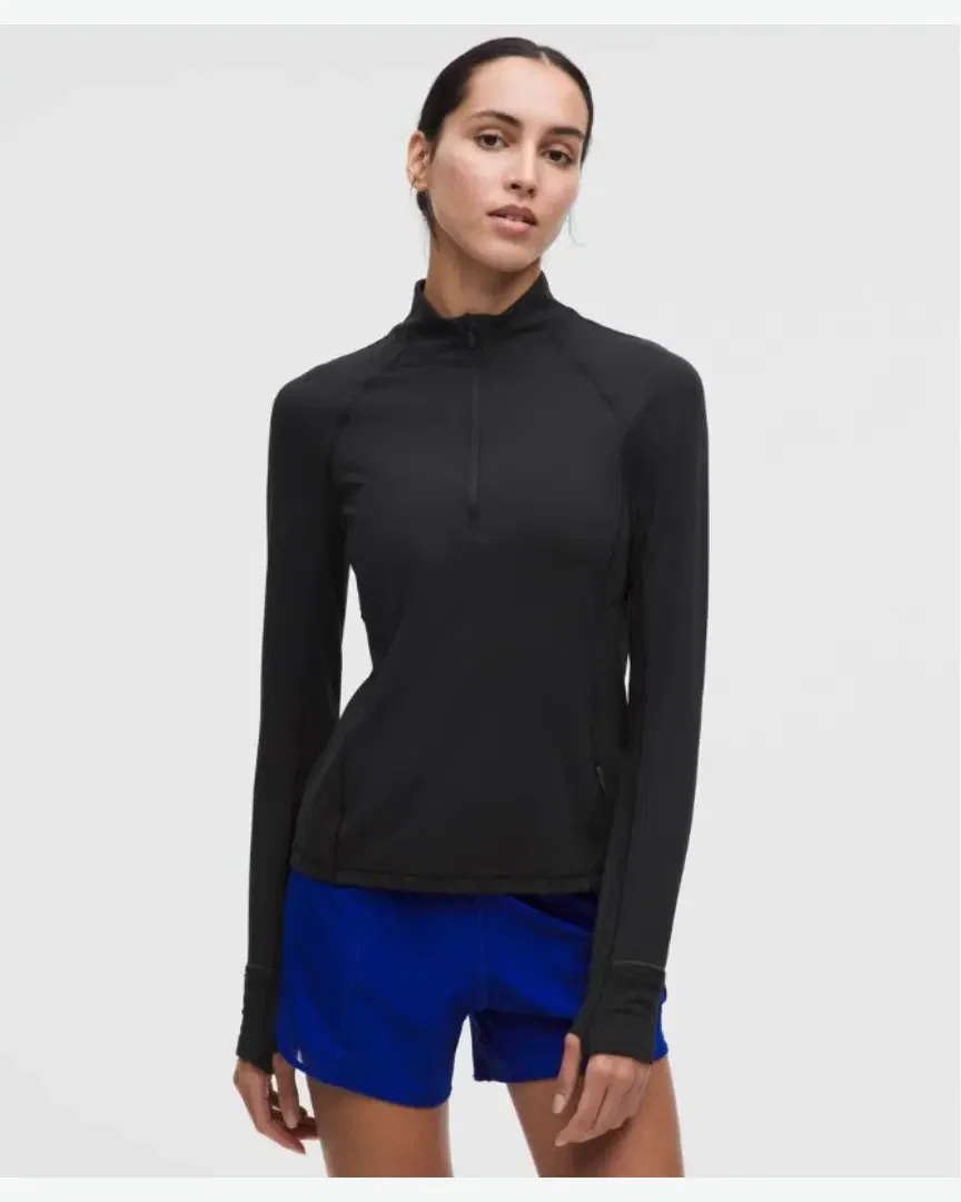 Lululemon Top It's Rulu Demi-Zip Clásico Mujer
