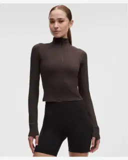 Lululemon Top It's Rulu Demi-Zip Corto Mujer – 1/5