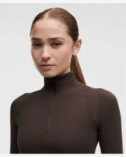 Lululemon Top It's Rulu Demi-Zip Corto Mujer – 4/5