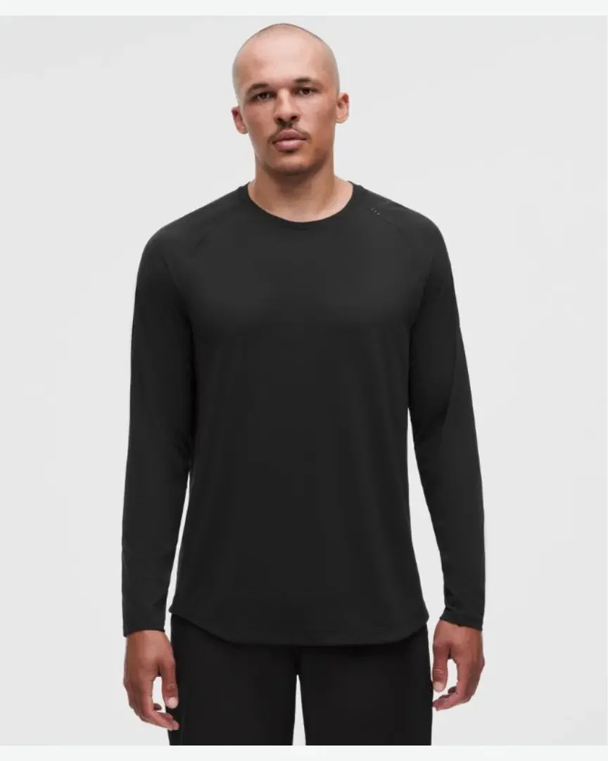 Lululemon Camiseta de Manga Larga License To Train Hombre