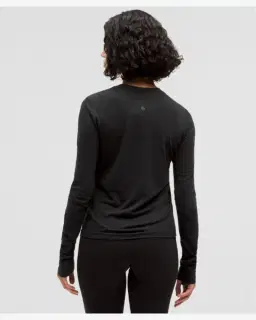 Lululemon Camiseta de Manga Larga Swiftly de Lana Longitud Cadera Mujer – 3/5