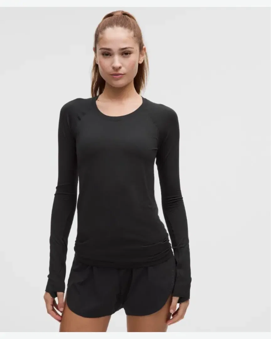 Lululemon Camiseta de Manga Larga Swiftly Tech 2 Longitud Cadera Mujer