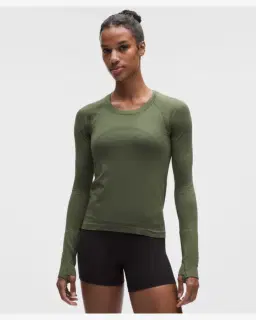 Lululemon Camiseta de Manga Larga Swiftly Tech 2 Longitud Talla Mujer – 1/5