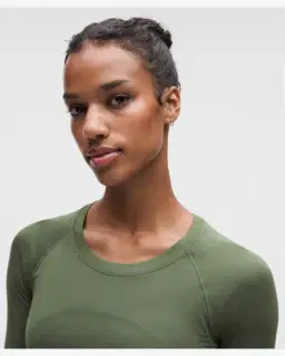 Lululemon Camiseta de Manga Larga Swiftly Tech 2 Longitud Talla Mujer – 4/5