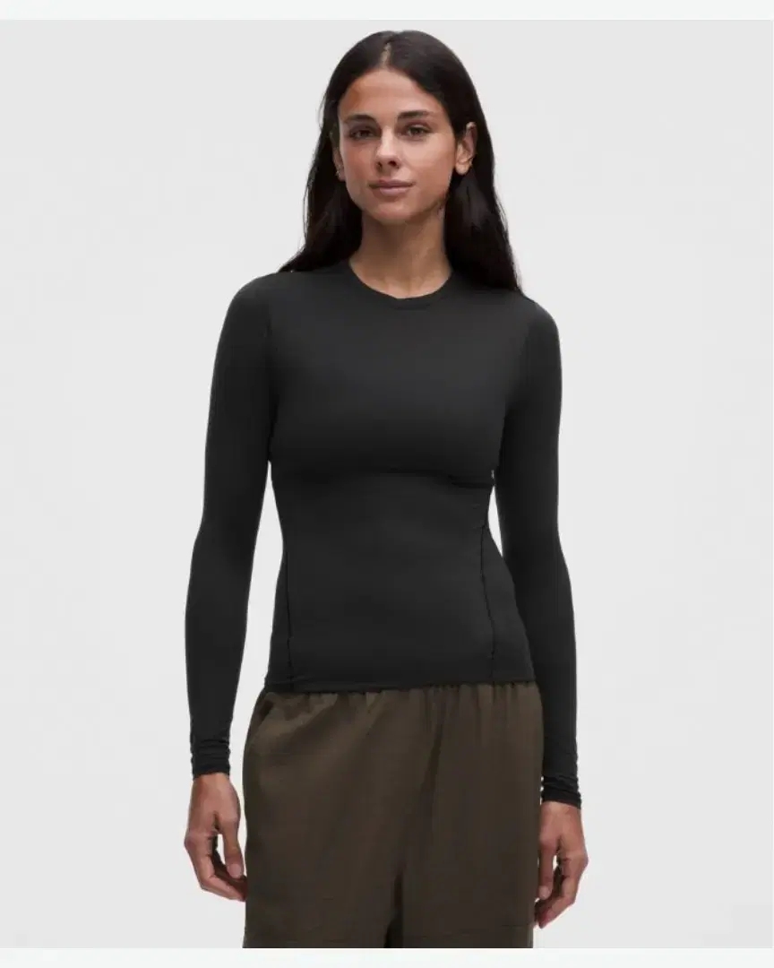 Lululemon Camiseta de Manga Larga Wundermost de Cuello Redondo en Ultra-Soft Nulu W - LW3HPRS_0001 (0) au meilleur prix !