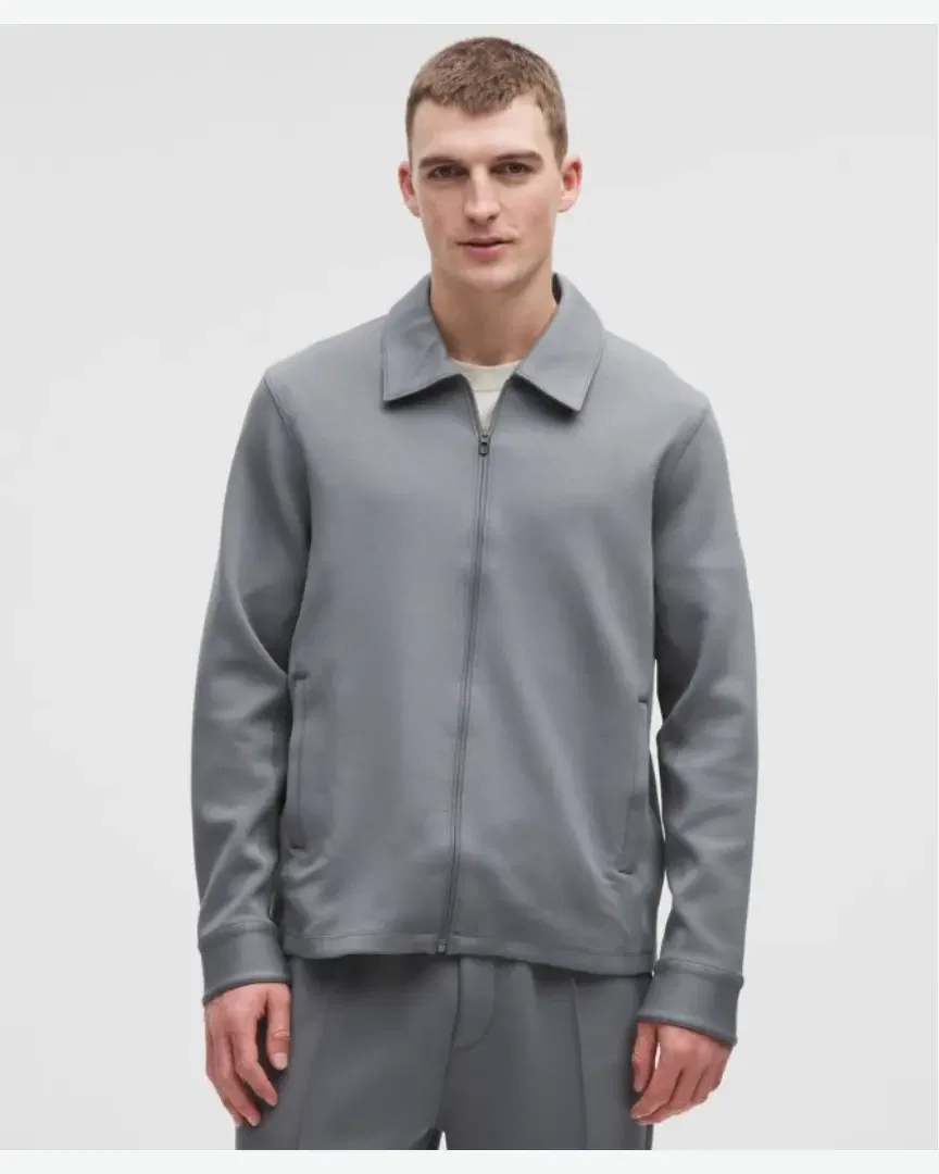 Lululemon Sudadera con Cremallera y Cuello Alto en Smooth Spacer Hombre