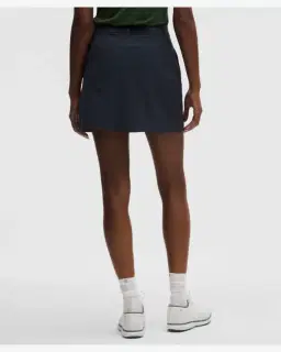 Lululemon Falda De Golf Plisada En La Parte Delantera De Sarga Elástica Con Logo Bordado Mujer – 3/5