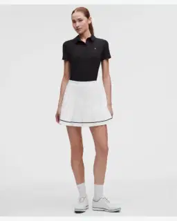 Lululemon Falda de Golf Trapezoidal de Cintura Alta con Pliegues Huecos Mujer – 1/5