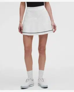 Lululemon Falda de Golf Trapezoidal de Cintura Alta con Pliegues Huecos Mujer – 2/5