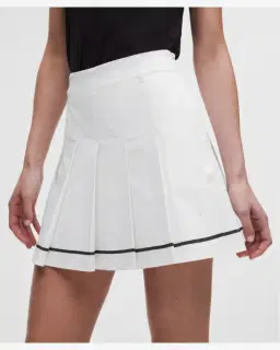 Lululemon Falda de Golf Trapezoidal de Cintura Alta con Pliegues Huecos Mujer – 4/5