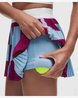 Lululemon Falda De Tenis Plisada Repleat Cintura Alta Detalles Contrastados Mujer – 5/5